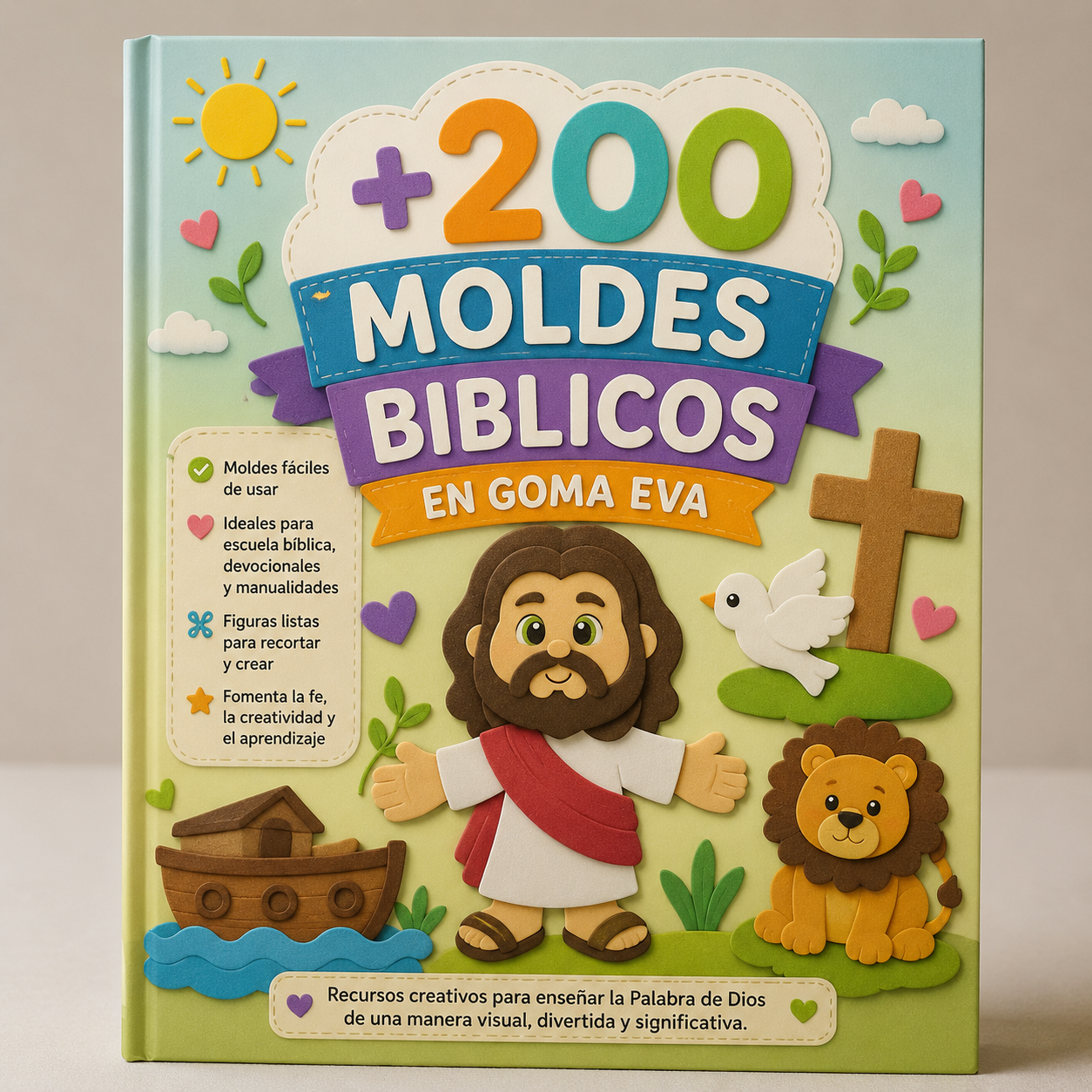 +200 moldes bíblicos den goma eva